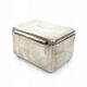 Art Deco sugar bowl, silver-plated alpaca, Jarra, Poland, 1930s