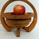 Equinoccio fruit basket in foldable wood from the 70s