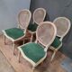 Suite of 4 Louis XVI style chairs