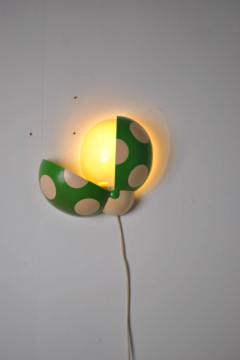 Lucinelle ladybug wall lamp by Jean-Pierre Vitrac 1979