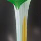Large blown glass vase, artistic glassware from the 1970s.