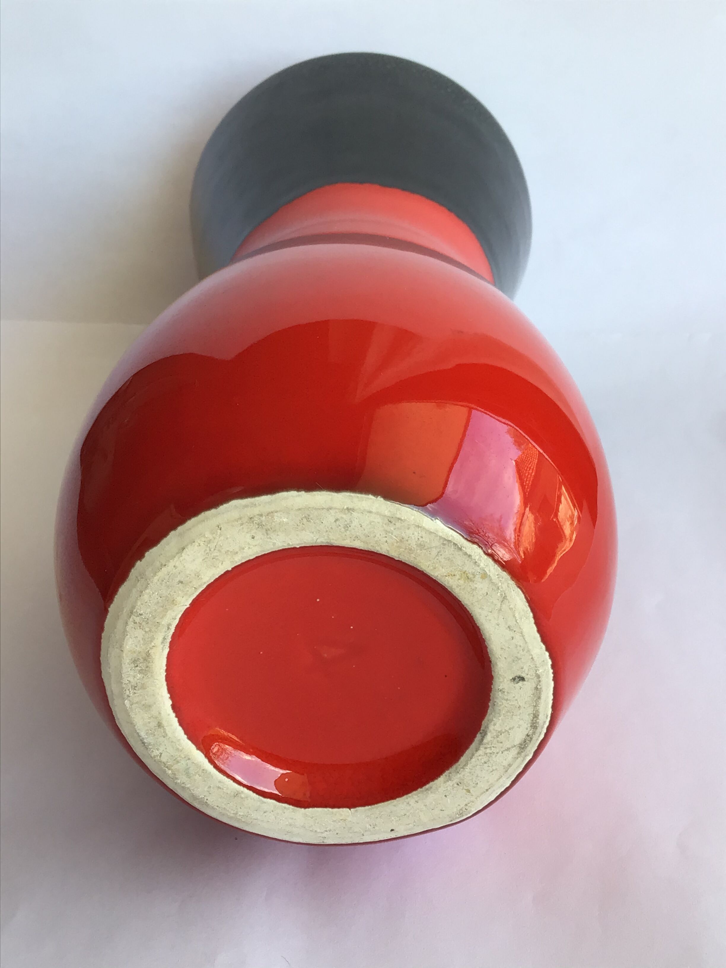 Graphic asymmetrical vintage vase