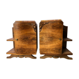 Pair of Art Deco bedside furniture