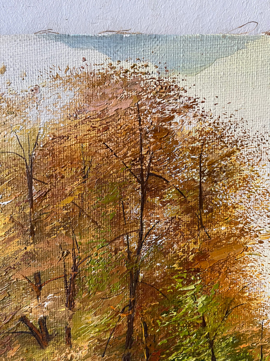 Autumn Flower Meadow, Ukraine, oil on canvas, signed