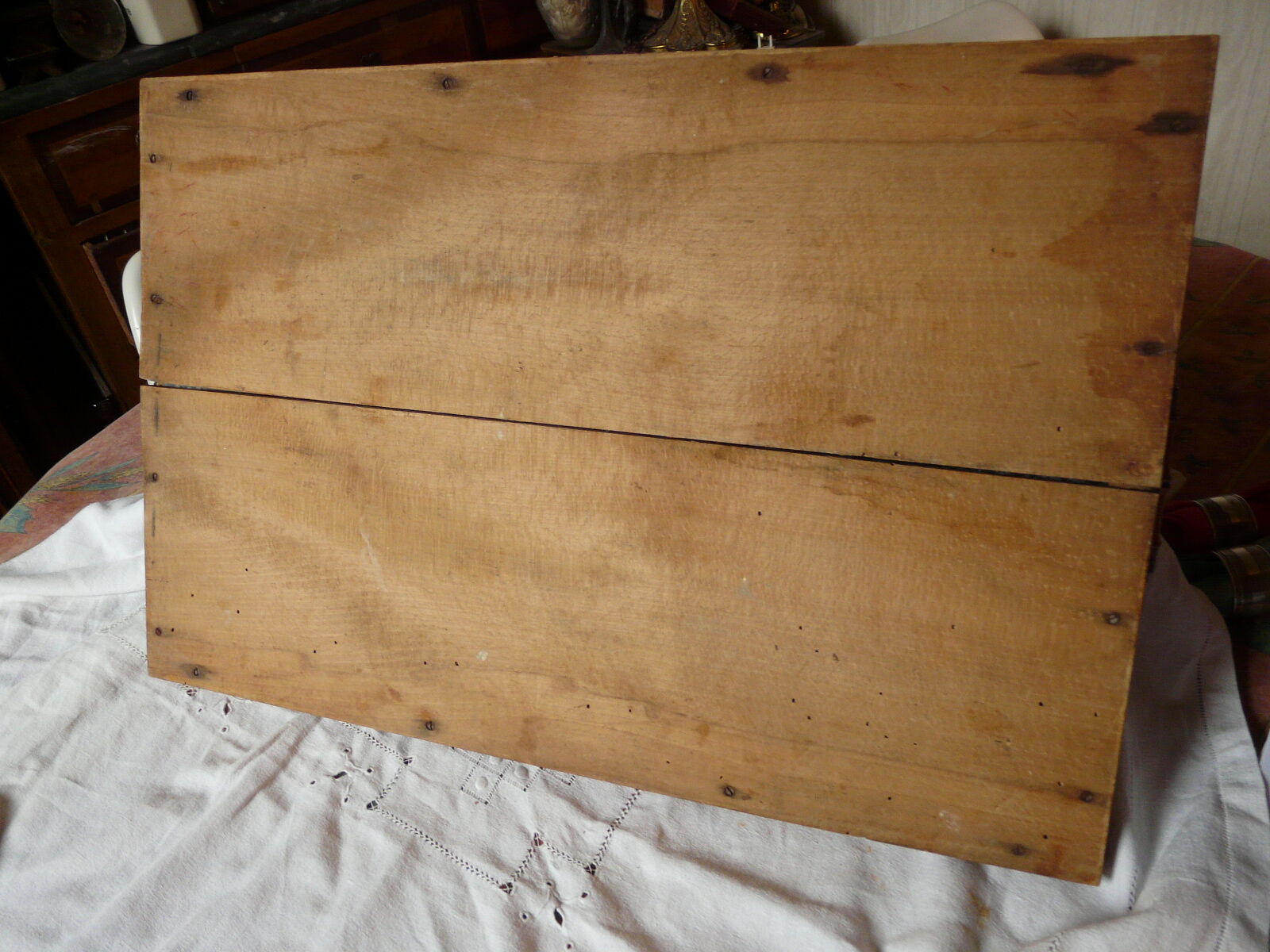 Large napoleon III bamboo floral decoration