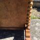 Davenport writing desk in fruitwood and burl veneer.