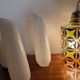 vintage opaline glass lamp shades from the 1970s
