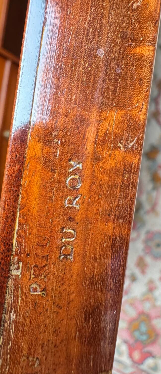 Lebrund Jean-Baptiste Louis XVI period mahogany secretary stamped