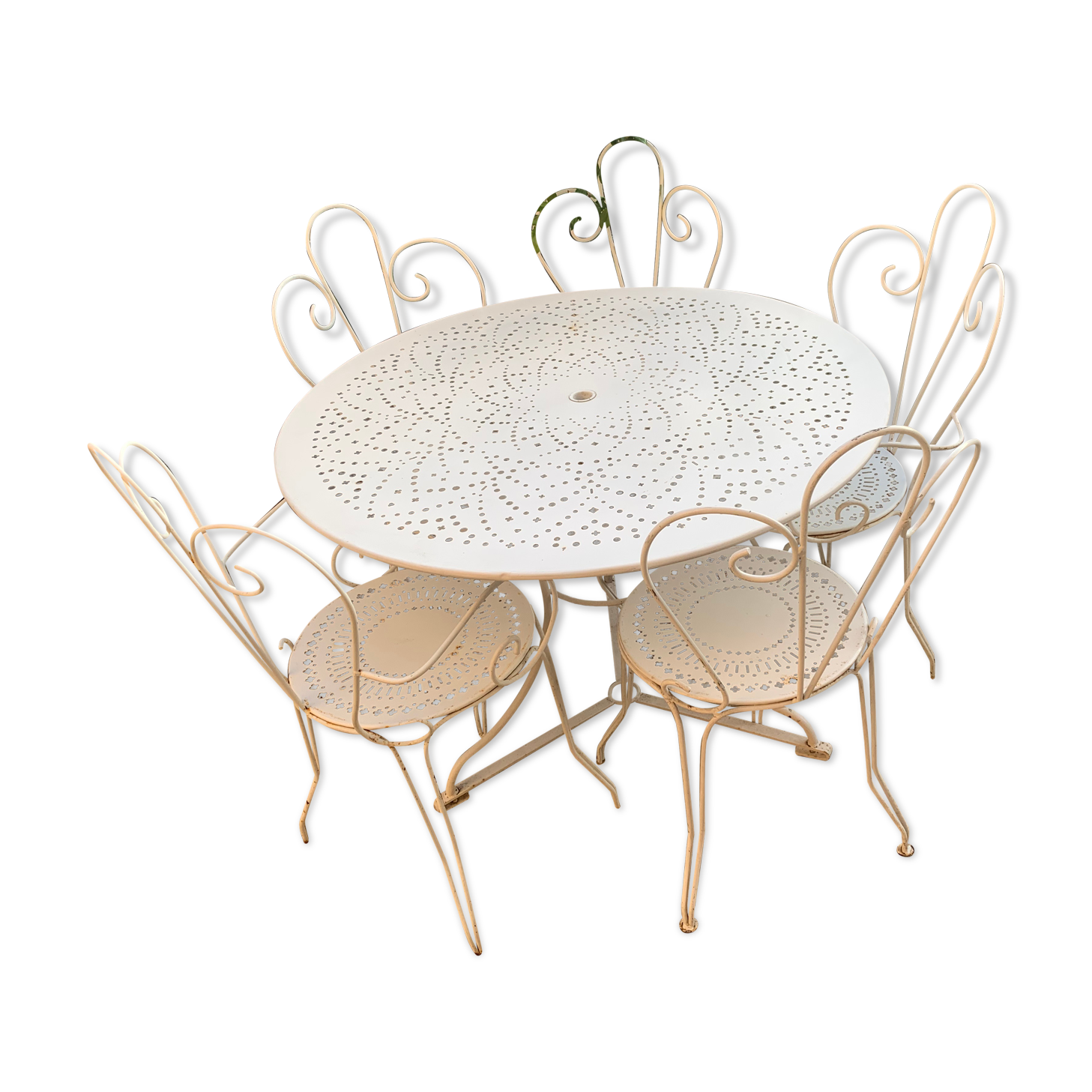 Living room wrought iron garden