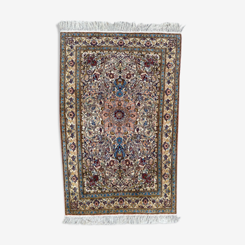 Carpet India Punjab wool and silk 120x190 cm