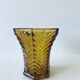Old amber glass vase