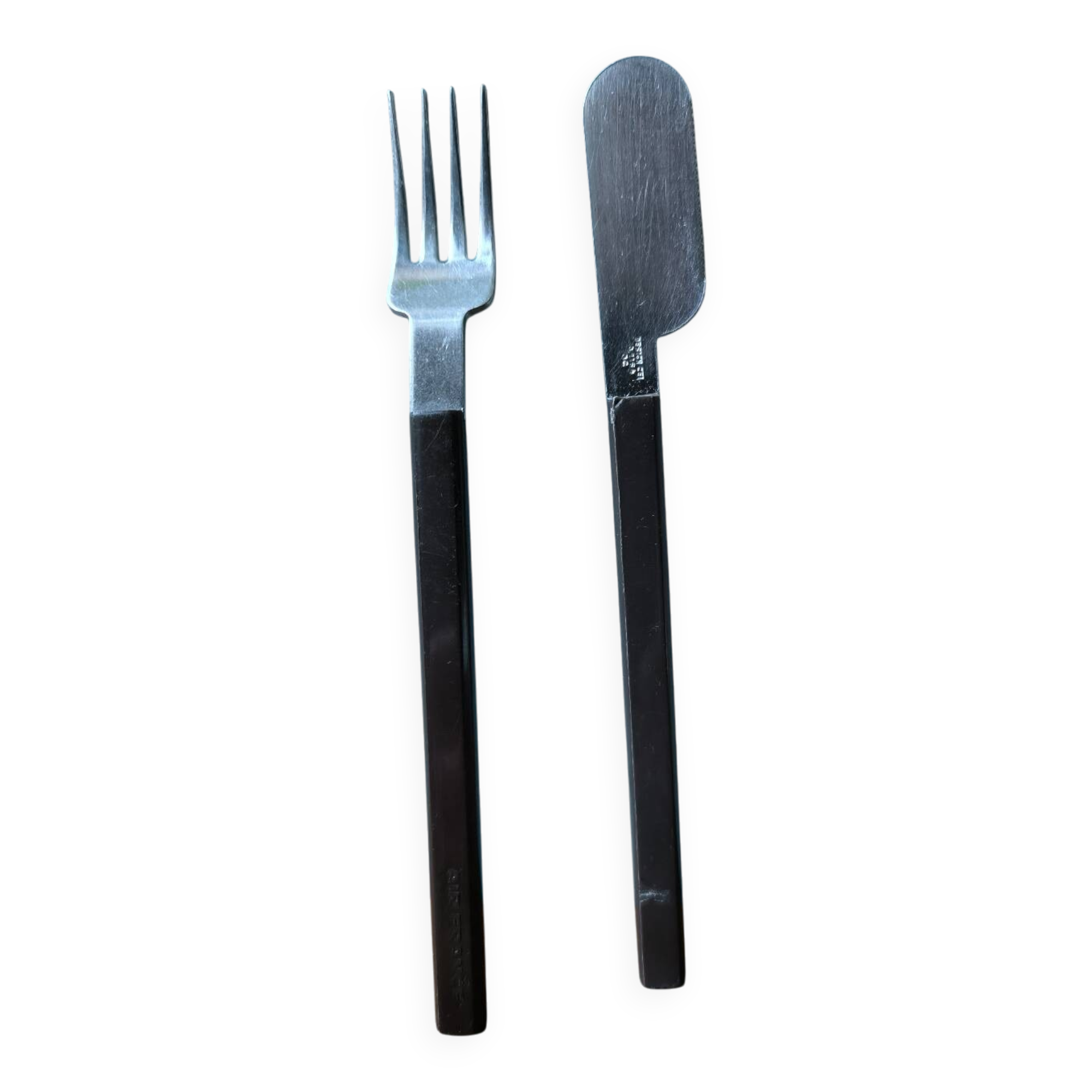 Vintage Air France fork and knife set designed by Vico.