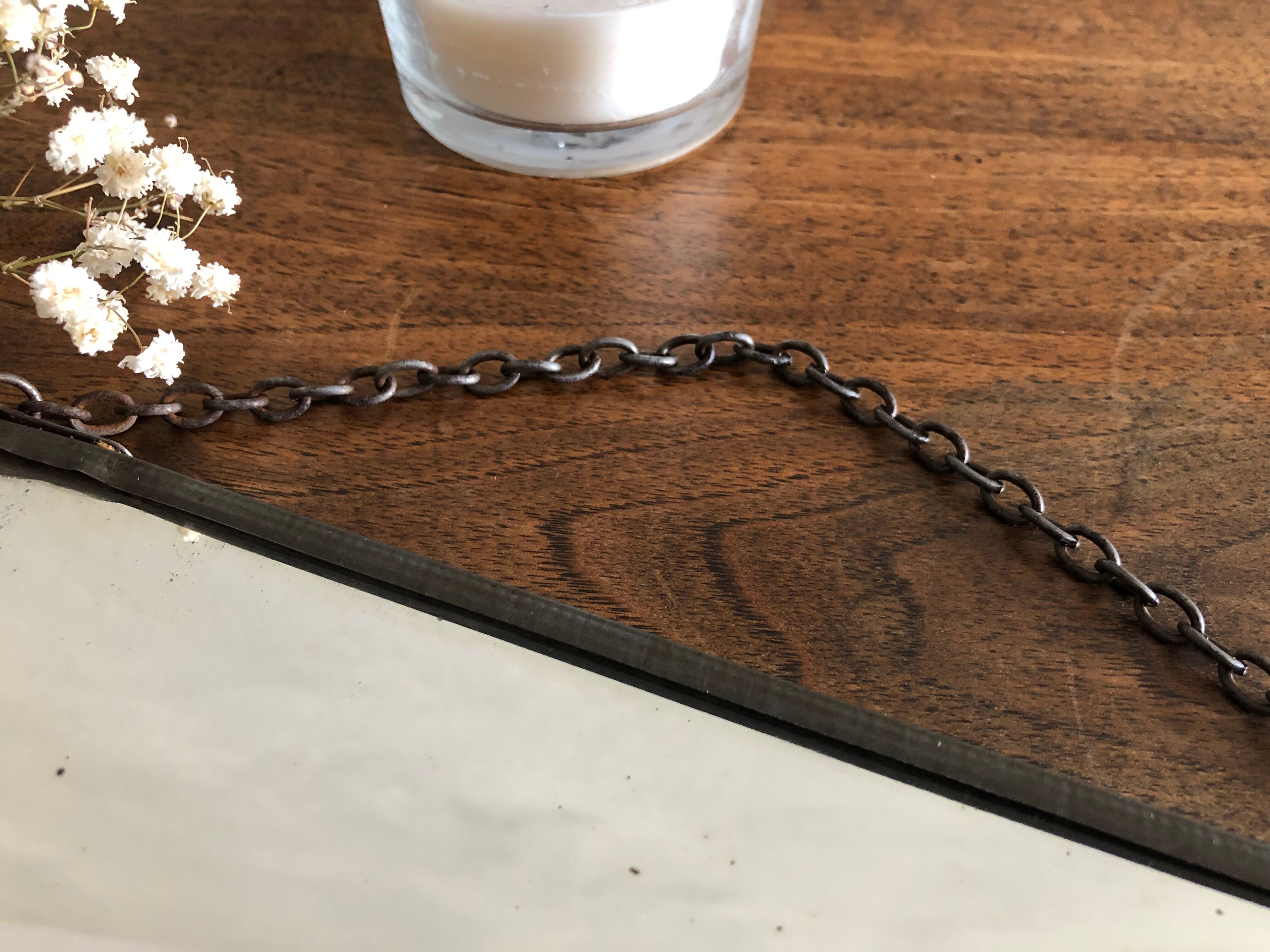 Triptych barber mirror 41.5 x 15 cm