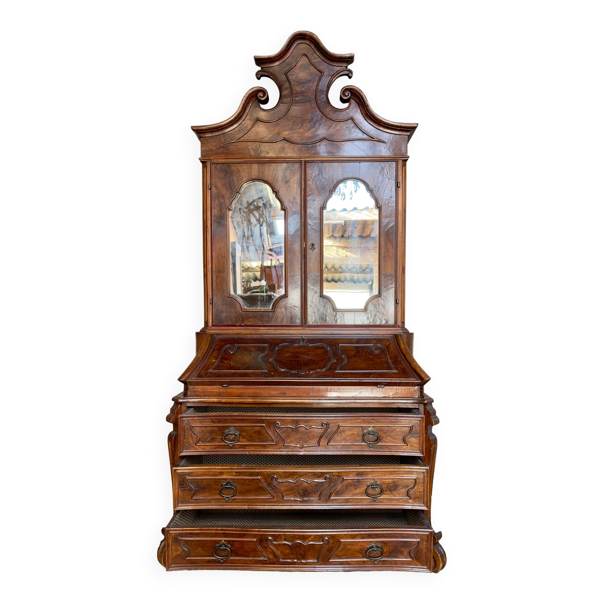 Bureau scriban en acajou d’époque 19ème