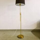 Mid-century brass floor lamp by Falkenbergs Belysning, Sweden, 1960s.