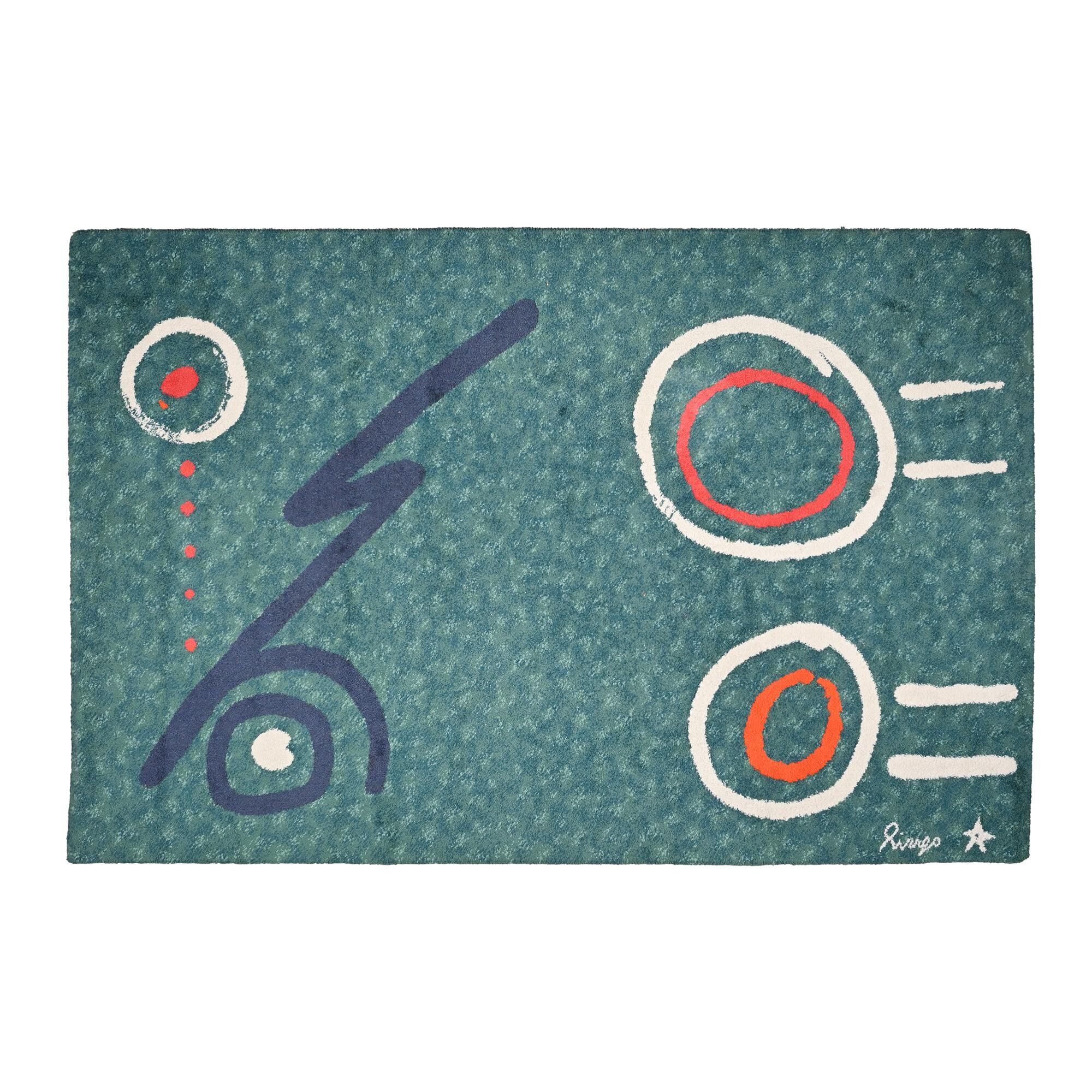 Ringo Starr Ring O carpet by Richard Starkey, Ege Axminster, 1988