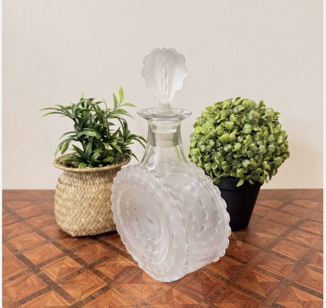 Lalique France crystal carafe – Parma model
