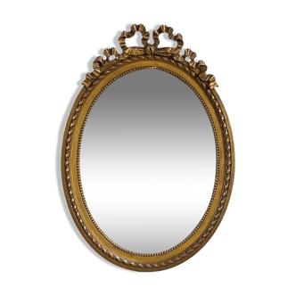 Oval mirror, Louis XVI style - Early twentieth century