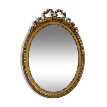 Oval mirror, Louis XVI style - Early twentieth century