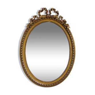Miroir ovale, style Louis XVI - Début XXe