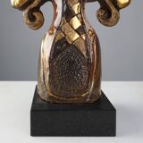 Totem signed and numbered by Elisabeth Vandeweghe for Perignem, Belgium, 19