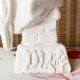 Bust of woman in plaster: Diane