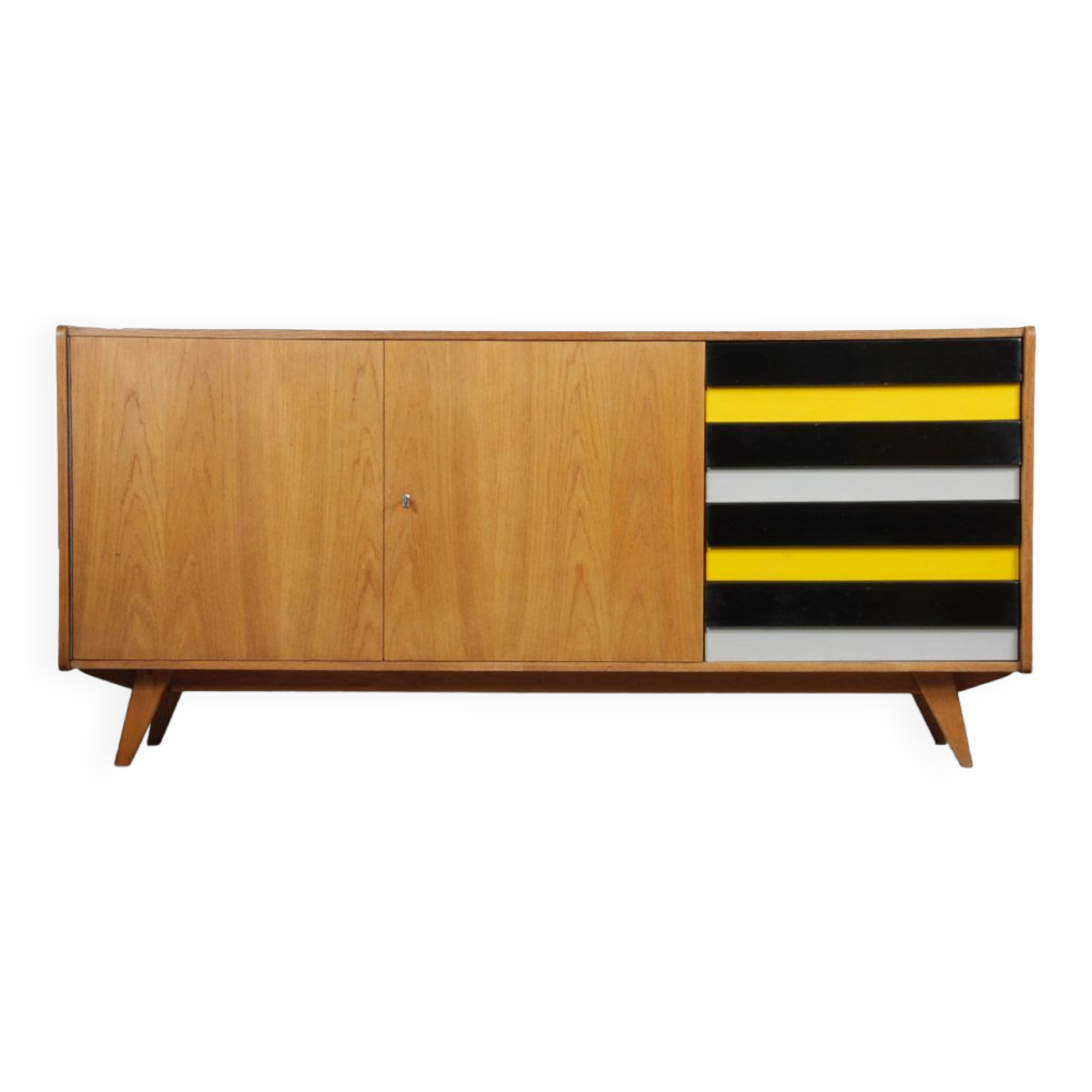 Oak enfilade by Jiri Jiroutek, model U-460, 1960