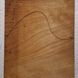 Old oil painting on wood from the 50s