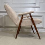 Restored Scandinavian vintage armchair