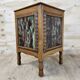 Antique Art Deco (Haagse School) planter with tiles / wood  (Holland)
