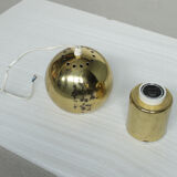 Magnetic brass ball light by Reggiani