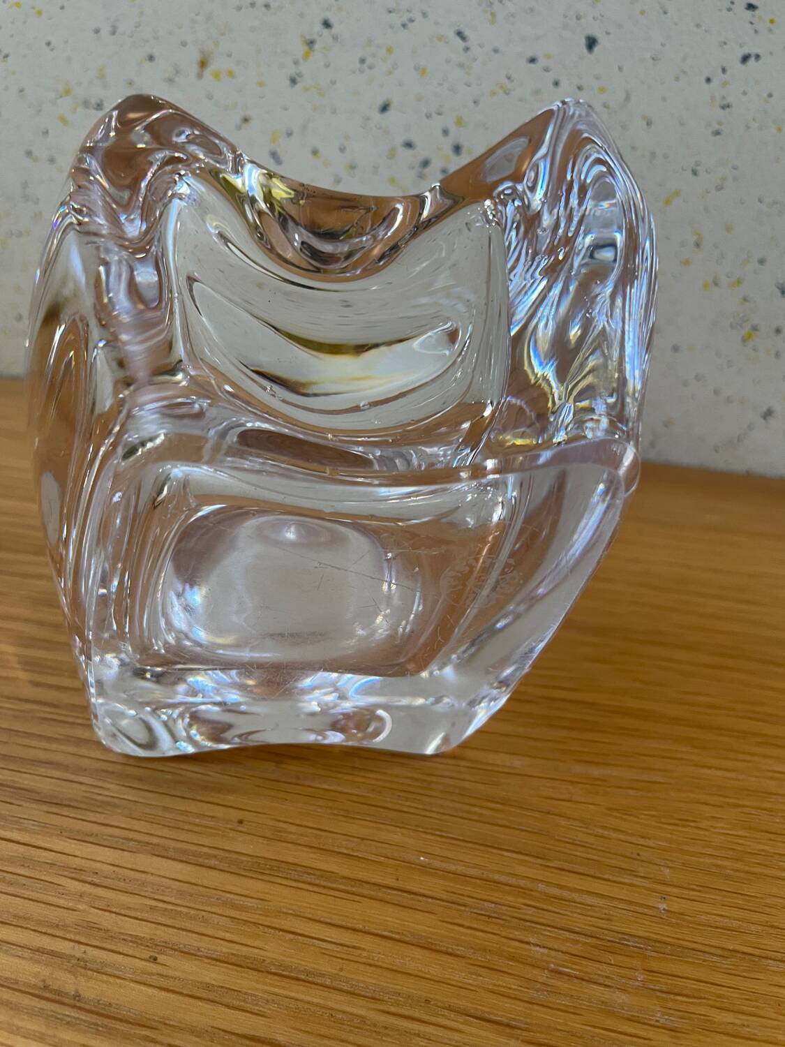 Cendrier ou vide-poche en Cristal de Bayel