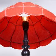 Art deco floor lamp in solid beech Czechia 1920s