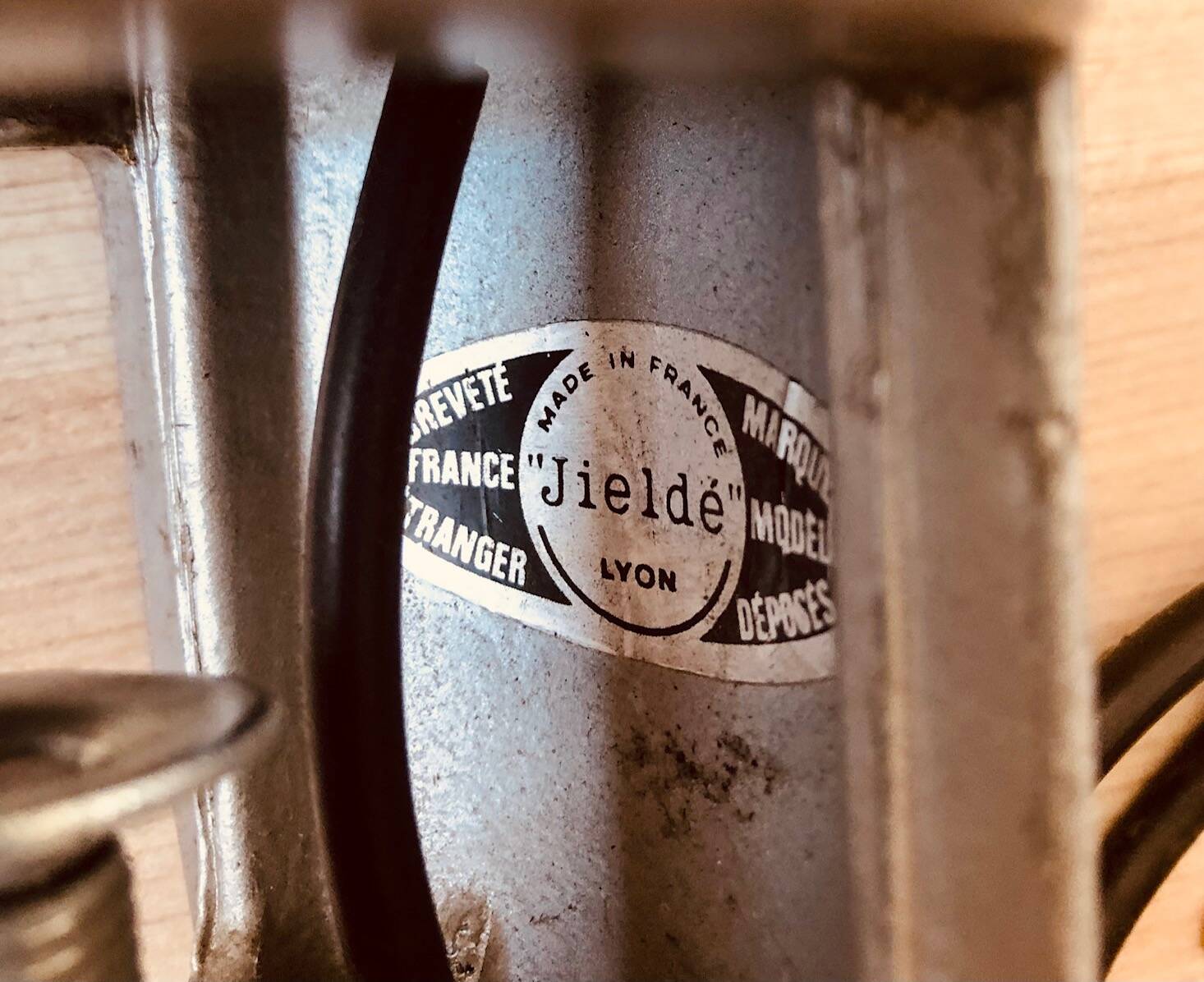 Old JIELDE workshop lamp