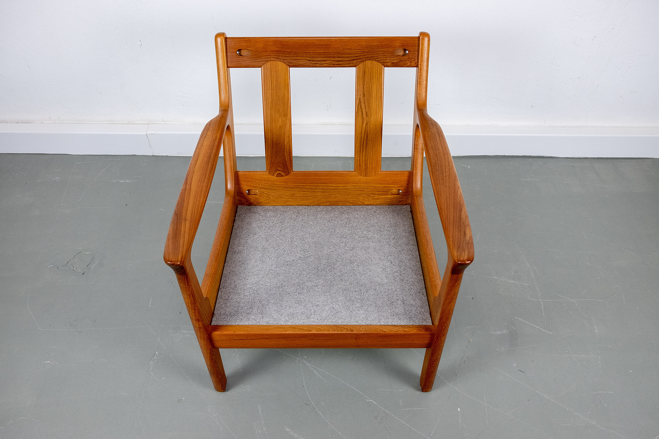 Vintage teak lounge chair by Juul Kristensen, 1960s