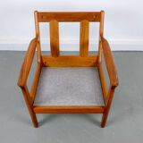 Vintage teak lounge chair by Juul Kristensen, 1960s