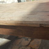 Table basse table de ferme bois brut