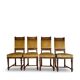 four Victorian dining chairs