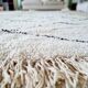 Carpet Beni Ouarain Middle atlas white wool