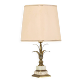 Lampe de table vintage en forme de palmier et d'ananas, massive, années 1970, 48 cm