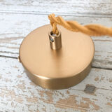 Glass lampshade suspension