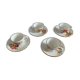 Cups and under cups porcelain gien RIVIERA
