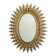 1950s wrought iron sunburst mirror from Spain and Ibiza