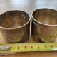Silver metal napkin rings