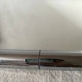 Vintage tubular chrome mirror, 70s