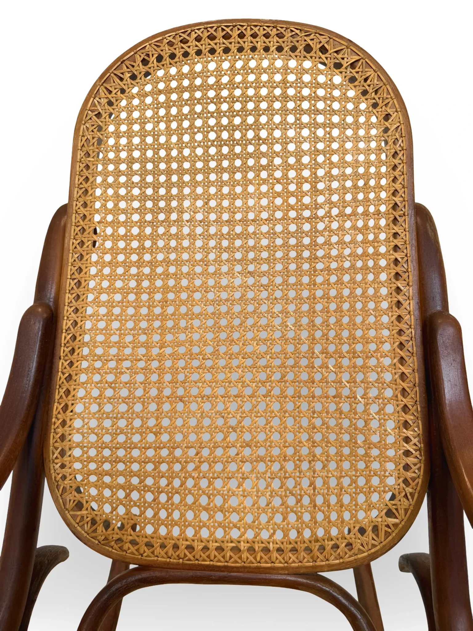 Vintage Bentwood Rocking Chair in the Thonet Tradition, by FMG, 1940s/