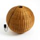 Very rare original XXL rattan ball pendant lamp | Mid Century Modern | Ø 66