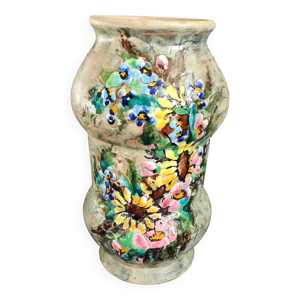 vase en céramique signé