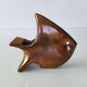 André Bloc - Sculpture/Modernist Ashtray Angel Fish - 50s - Bronze