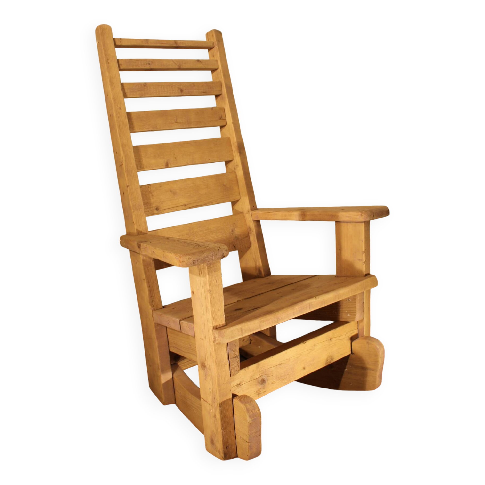 Rocking chair en sapin